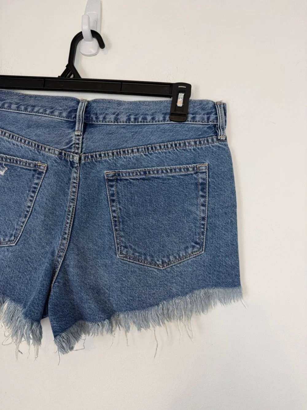 Free People Loving Good Vibrations High-Rise Distressed Shorts. Size 31. NWT.
